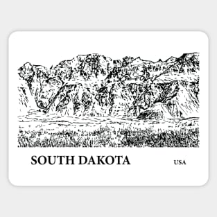 South Dakota USA Sticker